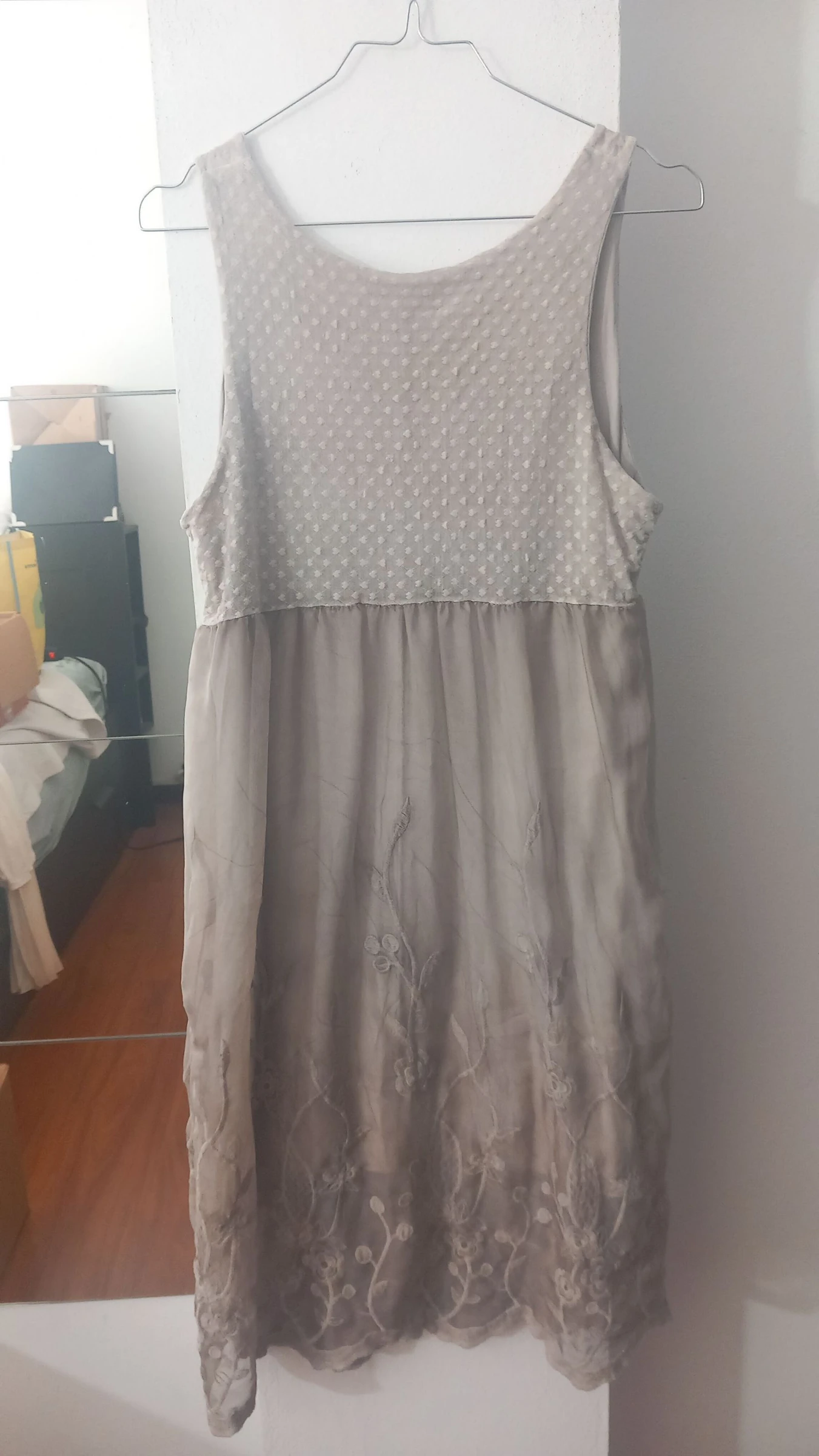 Borsini Cotton & Silk Robe - Size M | Cotton & Silk Party Dress – photo 3